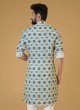 Multi Color Readymade Linen Fabric Kurta Pajama